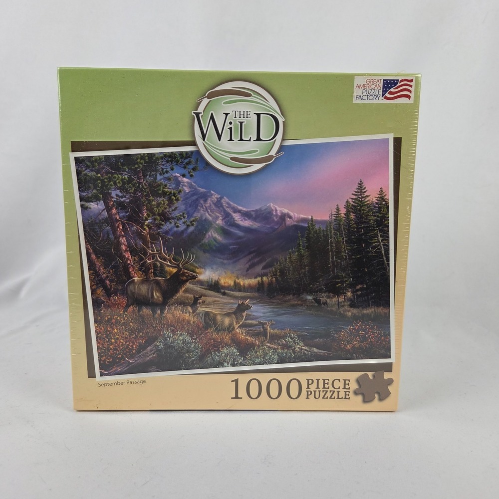 The Wild 1000 Pc Puzzle "September Passage" Great American Puzzle Factory NEW
